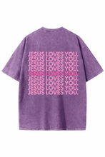 Load image into Gallery viewer, Jesus Loves You Vintage Wash Tee