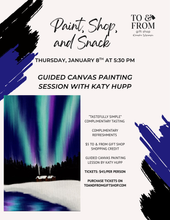 Load image into Gallery viewer, Paint, Shop, and Snack Event Tickets — January 8th, 2025