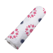 Load image into Gallery viewer, Primrose Indigo 100% Cotton Swaddle