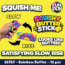 Load image into Gallery viewer, Fun Doh Rainbow Butter Slow Rise Squishy