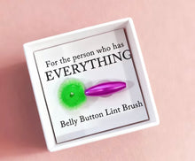Load image into Gallery viewer, Belly Button Lint Brush Gift Box