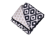 Load image into Gallery viewer, Morrocan Blue And Flower Child Cotton Muslin Newcastle Blanket