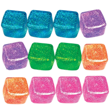 Load image into Gallery viewer, Fun Doh Squish & Squeeze Sparkle Cube Fidget Toy- 12/Display