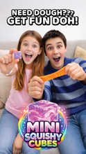 Load image into Gallery viewer, Fun Doh MINI Squishy Cube 2 Pack VIRAL