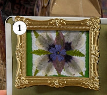 Load image into Gallery viewer, Pressed Flower Handmade Mini Bloom Keepsake Magnet Frame