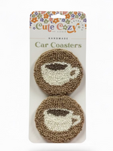 Load image into Gallery viewer, Handmade Car Coasters Set of 2