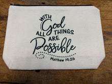 Load image into Gallery viewer, FlowingFaithCo - Canvas Makeup Bag