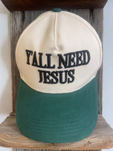 Load image into Gallery viewer, Y’all Need Jesus Trucker Hat – Christian Snapback Cap