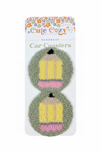 Load image into Gallery viewer, Handmade Car Coasters Set of 2