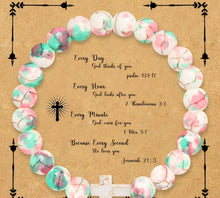Load image into Gallery viewer, Stone Cross Faith Bracelet