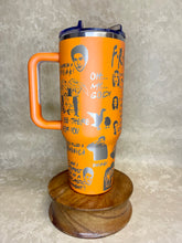Load image into Gallery viewer, 40 oz Friends-Themed Stainless Steel Tumbler with Handle & Lid