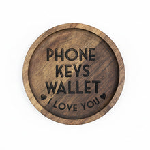 Load image into Gallery viewer, Engraved Wooden Catch-All Trays