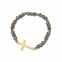Load image into Gallery viewer, Beaded Cross Bracelet
