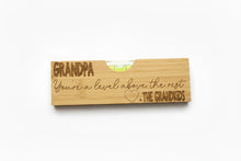 Load image into Gallery viewer, “You’re a Level Above the Rest” Engraved Bamboo Level Tool