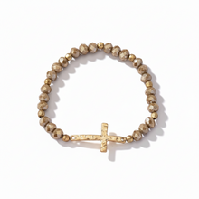 Load image into Gallery viewer, Beaded Cross Bracelet