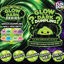Load image into Gallery viewer, Fun Doh Squishy Glow in Dark Mystery Dumpling