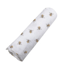 Load image into Gallery viewer, Honey Bee Bamboo Swaddle