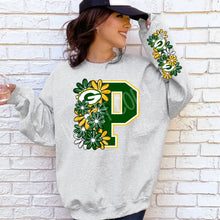 Load image into Gallery viewer, Floral Sports Team Crewneck Sweatshirt