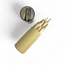 Load image into Gallery viewer, Mini Travel Compact Colored Pencils with Built In Sharpener