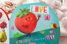 Load image into Gallery viewer, Squish and Snugg - Strawberry (Plush Board Book)