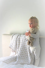 Load image into Gallery viewer, Flower Child Cotton Muslin Newcastle Blanket