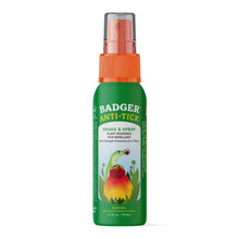 Load image into Gallery viewer, Badger Tick Spray, All Natural Tick Repellent, Deet-Free