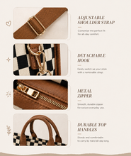 Load image into Gallery viewer, Checkered Mini Tote

