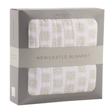 Load image into Gallery viewer, Flower Child Cotton Muslin Newcastle Blanket

