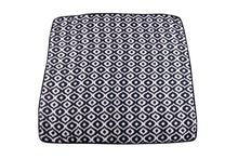 Load image into Gallery viewer, Morrocan Blue And Flower Child Cotton Muslin Newcastle Blanket
