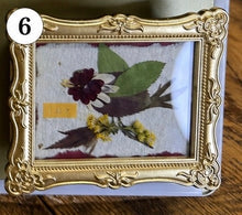 Load image into Gallery viewer, Pressed Flower Handmade Mini Bloom Keepsake Magnet Frame
