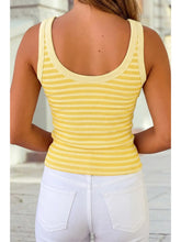 Load image into Gallery viewer, Essential Ribbed Knit Sleeveness Slim U Back Tank Top

