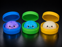 Load image into Gallery viewer, Glow-in-the-Dark Steamer Mystery Dumpling Squishy Toy
