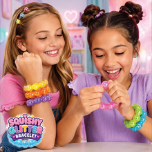Load image into Gallery viewer, Fun Doh Squishy Sparkle Glitter Sensory Bracelet- 12/Display

