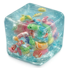 Load image into Gallery viewer, Fun Doh Squishy Charm Cube Fidget Toy Variety
