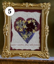 Load image into Gallery viewer, Pressed Flower Handmade Mini Bloom Keepsake Magnet Frame
