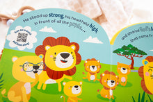 Load image into Gallery viewer, Squish and Snugg: Lion (Plush Book, Ages 3+)
