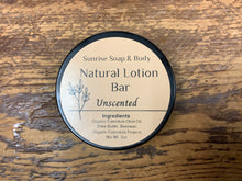 Load image into Gallery viewer, Natural Lotion Bar | Sunrise Soap &amp; Body

