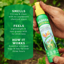 Load image into Gallery viewer, Badger Bug Spray, Mosquito Repellent, Organic &amp; Deet-Free
