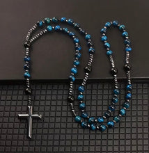 Load image into Gallery viewer, Men’s Rosary Necklace
