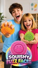 Load image into Gallery viewer, Fun Doh Fuzzy Face Squishy Sensory Toy Random Color
