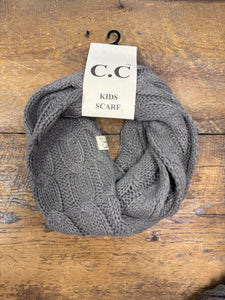CC Kids Cable Knit Infinity Scarf