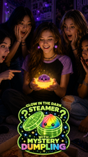 Load image into Gallery viewer, Glow-in-the-Dark Steamer Mystery Dumpling Squishy Toy
