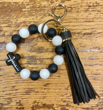 Load image into Gallery viewer, Jesus Silicone Bracelet Key Chain

