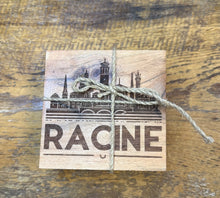 Load image into Gallery viewer, Wooden Coasters - Kenosha &amp; Racine
