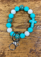 Load image into Gallery viewer, Jesus Silicone Bracelet Key Chain

