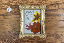 Load image into Gallery viewer, Pressed Flower Handmade Mini Bloom Keepsake Magnet Frame
