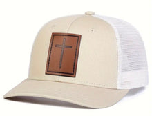Load image into Gallery viewer, Leather Cross Patch Hat
