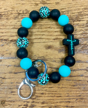 Load image into Gallery viewer, Jesus Silicone Bracelet Key Chain
