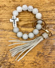 Load image into Gallery viewer, Jesus Silicone Bracelet Key Chain
