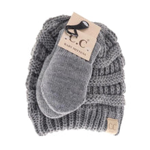 Load image into Gallery viewer, CC Baby Beanie and Mitten Set
